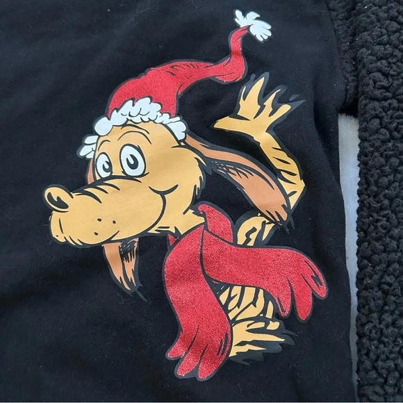 Dr. Seuss Black Grinch and Max Holiday Sweater - Picture 2 of 8